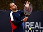 Dan Evans in action at the Italian Open on May 13, 2023