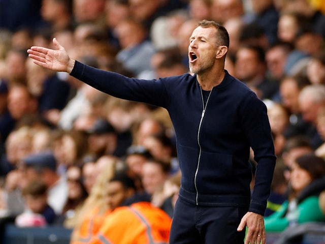 Millwall manager Gary Rowett reacts on May 8, 2023