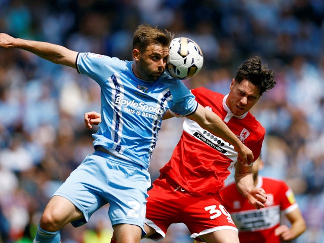 Coventry, Middlesbrough play out goalless first leg