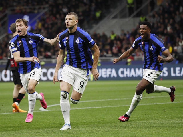 Inter de Milão garante vantagem sobre o rival AC Milan na primeira mão das meias-finais da Liga dos Campeões