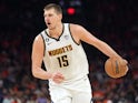Nikola Jokic in action for the Denver Nuggets on May 11, 2023