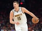 Nikola Jokic in action for the Denver Nuggets on May 11, 2023