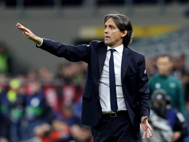 Inter Milan coach Simone Inzaghi on May 10, 2023