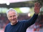 SC Freiburg coach Christian Streich before the match on May 13, 2023