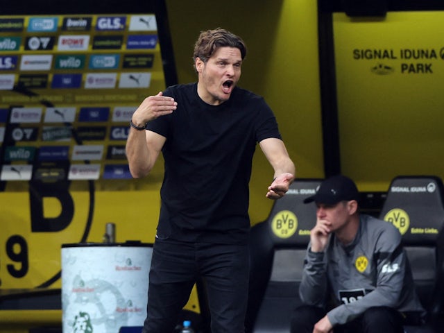 Borussia Dortmund coach Edin Terzic on May 13, 2023