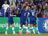 Chelsea's Magdalena Eriksson celebrates scoring their second goal on May 21, 2023