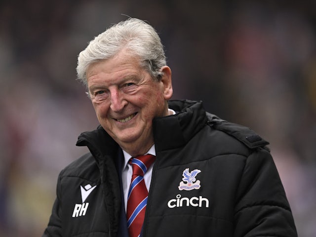 Crystal Palace manager Roy Hodgson before the match on May 13, 2023