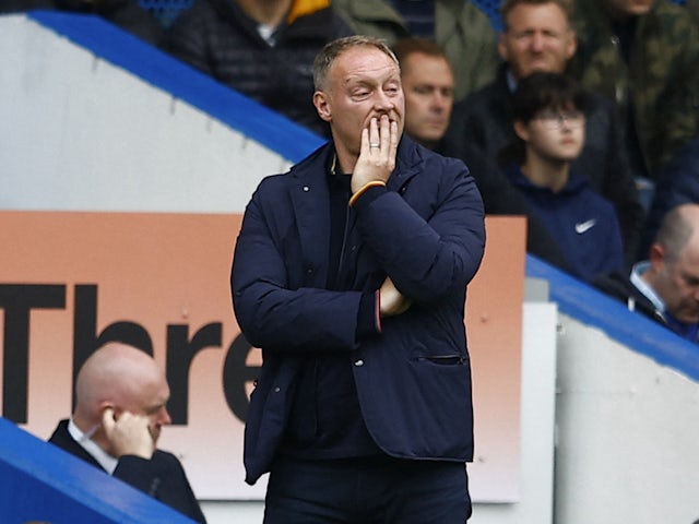 Nottingham Forest manager Steve Cooper reacts on May 13, 2023