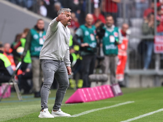 Schalke 04 coach Thomas Reis on May 13, 2023