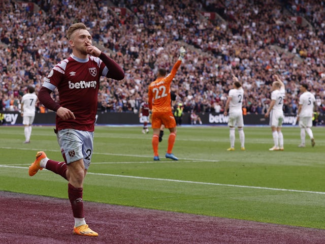 Struggling Leeds remain in relegation zone with loss at West Ham