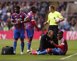 Wilfried Zaha 'ruled out for rest of the season'