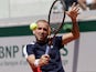 Dan Evans in action at the French Open on May 28, 2023