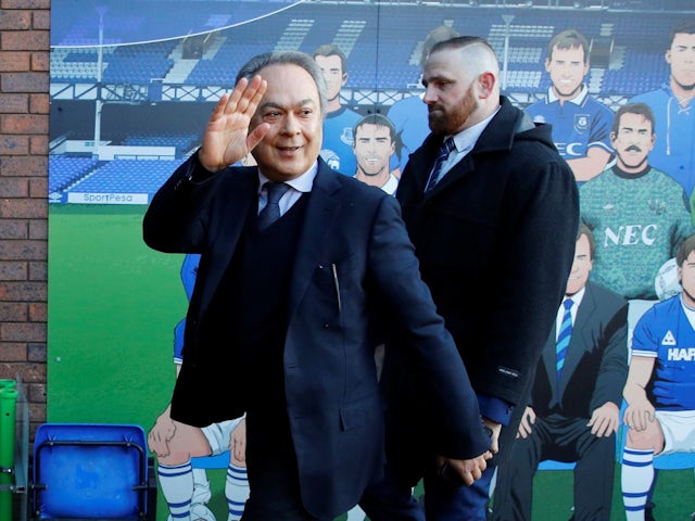 Everton owner Farhad Moshiri arrives before the match on December 21, 2019