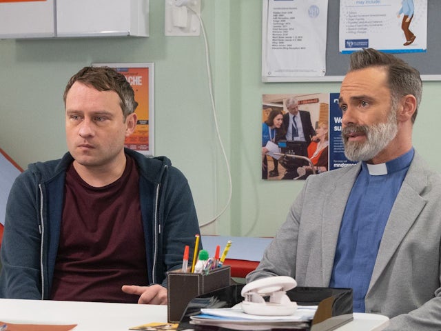 Paul and Billy on Coronation Street on May 31, 2023