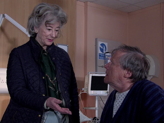 Evelyn and Roy on Coronation Street on June 1, 2023