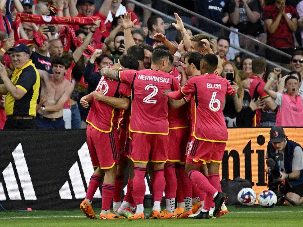 St. Louis City SC manager Bradley Carnell talks about the teams historic  fifth with at Real Salt Lake