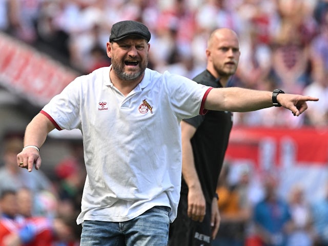 Koln coach Steffen Baumgart reacts on May 27, 2023