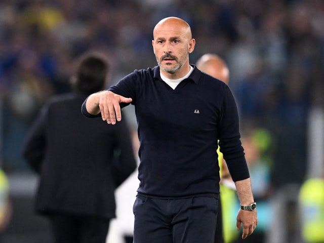 Fiorentina coach Vincenzo Italiano on May 24, 2023