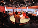 The BBC Breakfast set in Salford