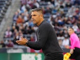 San Jose Earthquakes head coach Luchi Gonzalez encourages his team on June 4, 2023