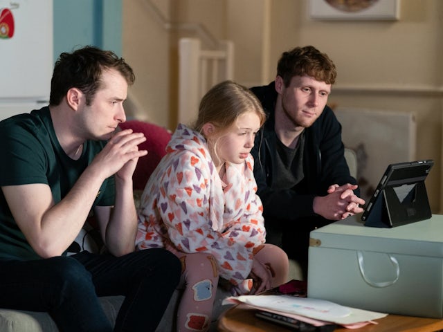 Ben, Lexi and Jay on EastEnders on June 7, 2023