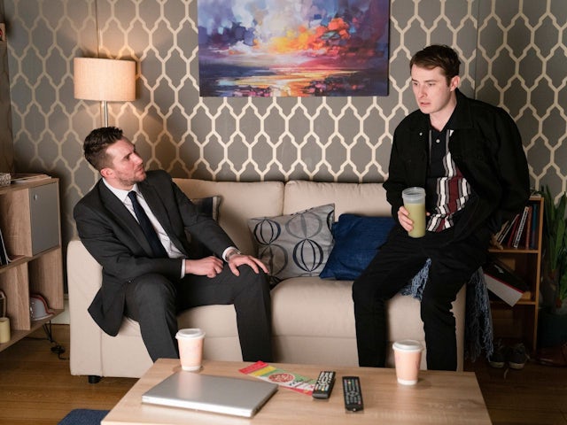 Callum and Ben on EastEnders on May 25, 2023