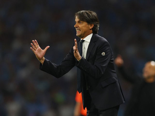 Inter Milan coach Simone Inzaghi on June 10, 2023