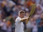 England batsman Joe Root celebrates hitting a century against Australia on June 16, 2023.