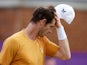 Andy Murray reacts at the Queen's Club Championships on June 20, 2023