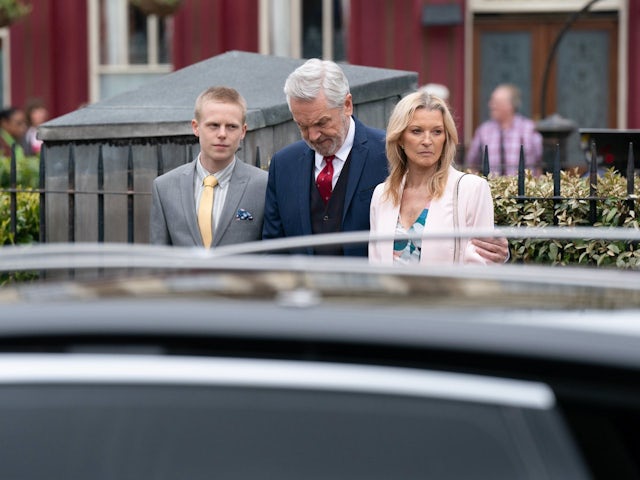 Bobby, Rocky and Kathy on EastEnders on June 27, 2023