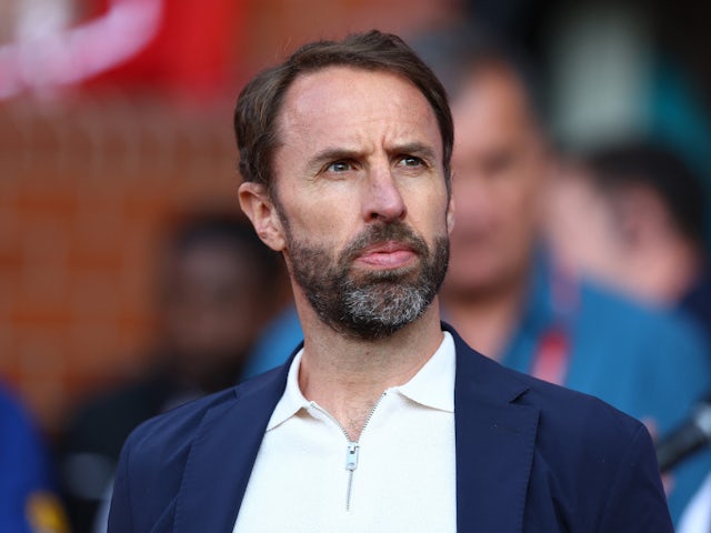 England manager Gareth Southgate before the match on June 19, 2023