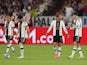 Germany's Ilkay Gundogan, Leroy Sane and Kai Havertz react after Colombia's Luis Diaz scores their first goal on June 20, 2023