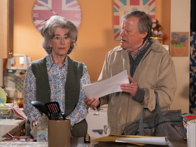 Evelyn and Roy on Coronation Street on June 26, 2023