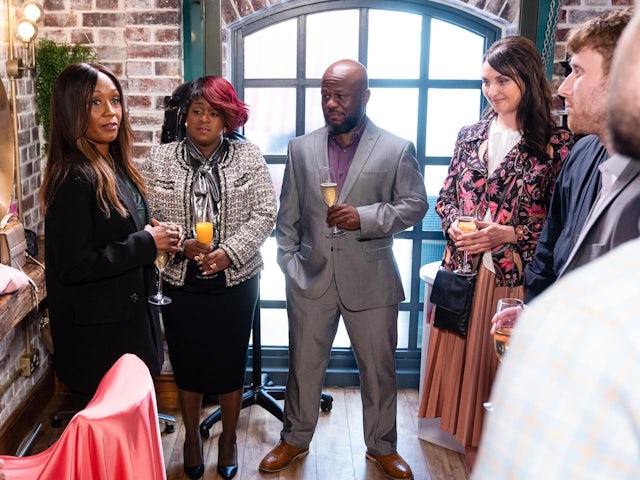 Denise, Kim and Howie on EastEnders on July 3, 2023