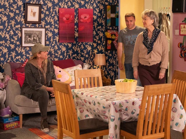 Cassie and Evelyn on Coronation Street on June 30, 2023
