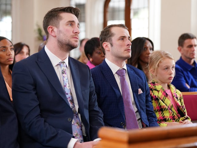 Callum and Ben on EastEnders on June 27, 2023