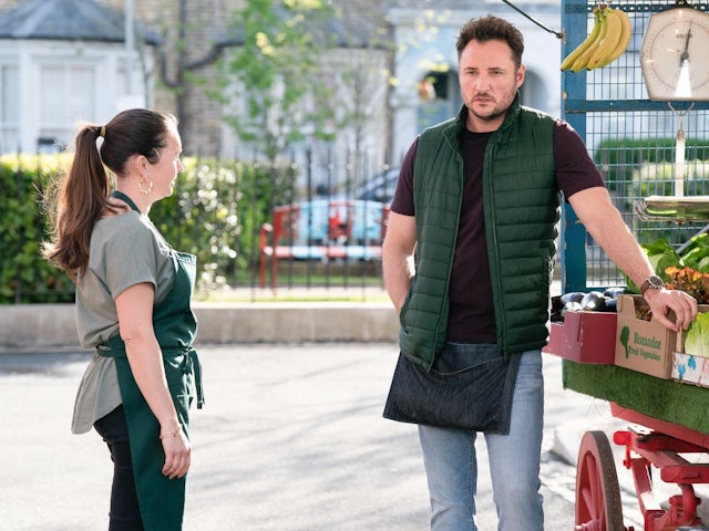 Stacey and Martin on EastEnders on July 6, 2023