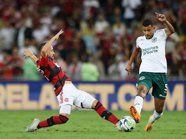 Ze Ricardo in action with Goias on May 10, 2023