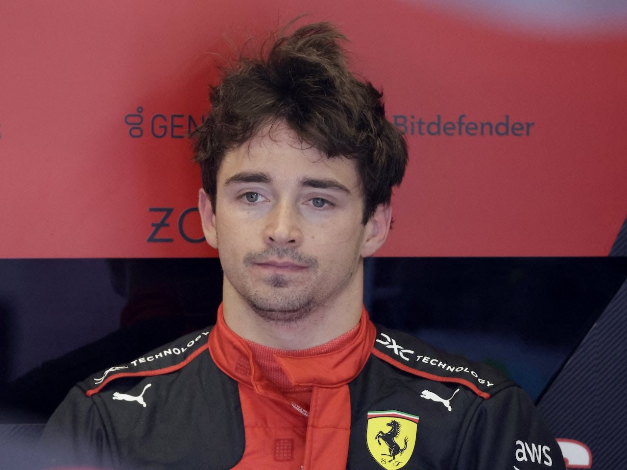 Leclerc 'nowhere' in 2023 Ferrari car