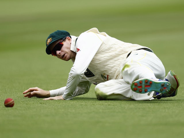  Australia's Steve Smith drops a catch from England's Ben Stokes off the bowling of Josh Hazlewood on July 2, 2023