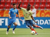 Anderson Arroyo in action for Colombia Under-20s in June 2019