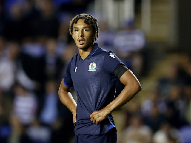 Ashley Phillips in action for Blackburn Rovers in August 2022