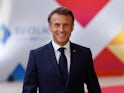 Emmanuel Macron pictured on July 18, 2023
