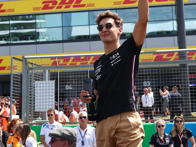 George Russell at the British GP on July 9, 2023