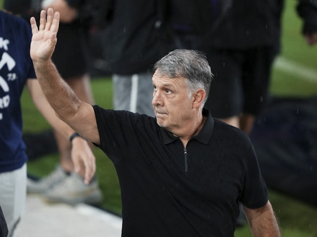 Inter Miami CF head coach Gerardo Martino gestures on July 17, 2023