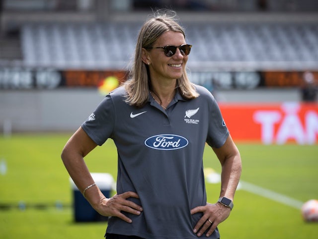 New Zealand women's coach Jitka Klimkova before the International Friendly between New Zealand and USA on January 21, 2023