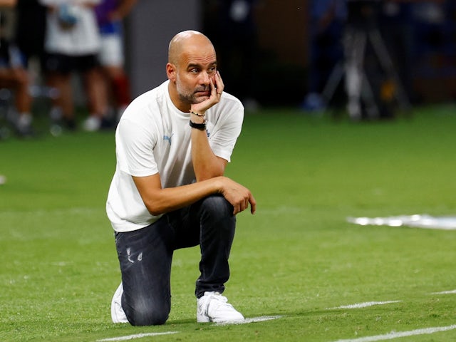 Manchester City manager Pep Guardiola pictured on July 23, 2023