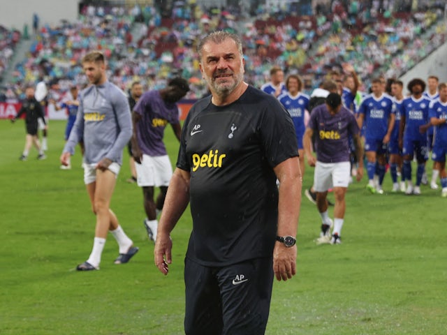 Tottenham Hotspur head coach Ange Postecoglou pictured in July 2023