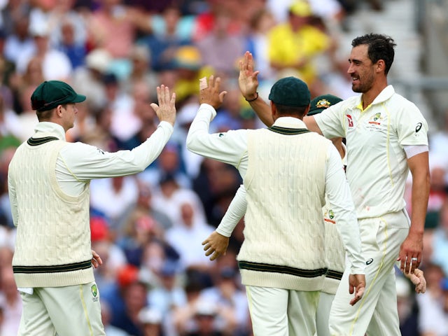 Australia enjoy better of first day of fifth Ashes Test