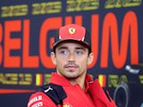 Charles Leclerc at the Belgian GP on July 27, 2023